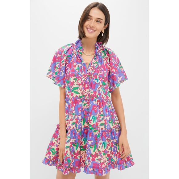 Tuckernuck Dresses & Skirts - HYACINTH HOUSE Magenta Multi Floral Thea Mini Dress Size M NWT